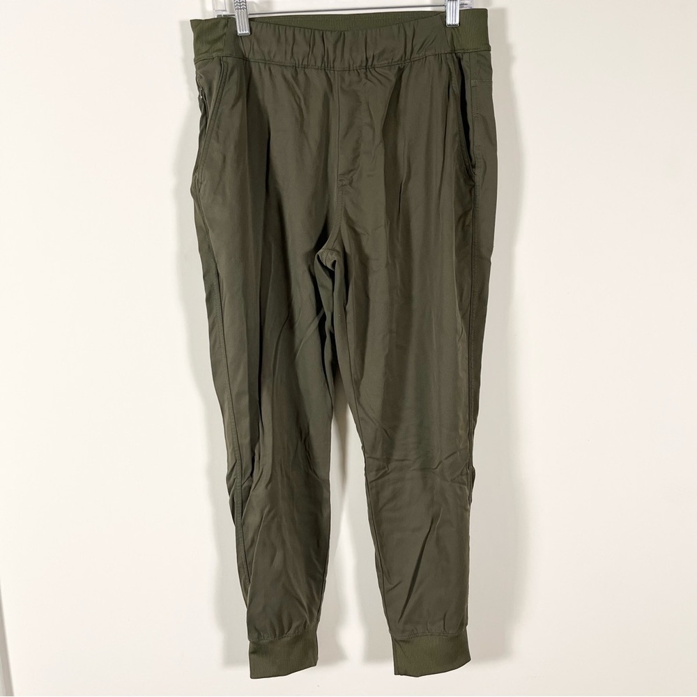North Face Womens Joggers Size Large Olive Green Gorpcore Outdoors Gym Workout